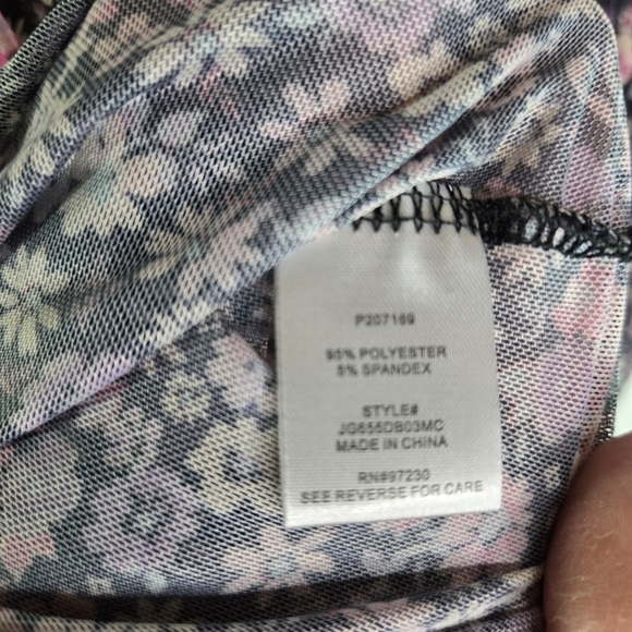 Retro Y2k Crave Fame Floral Mesh Sheer Top - Picture 2 of 7